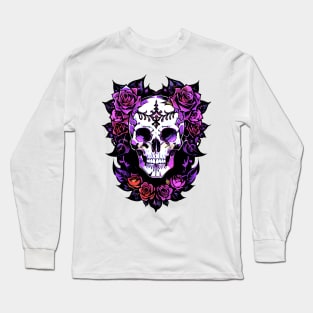 Cyberpunk Flowers Long Sleeve T-Shirt